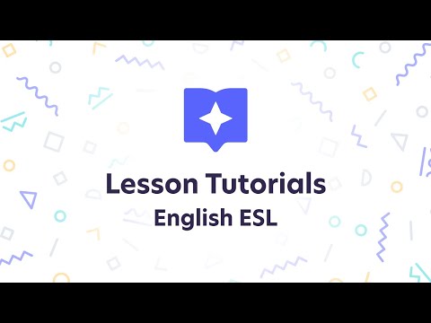 Teaching Language on Lessonspace | English Second Language (ESL) | Lesson Tutorial Series