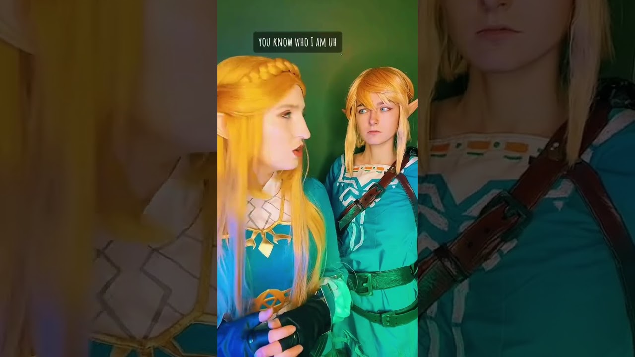 I am so sorry your highness  - Zelink in real life - Link and Zelda Breath of the Wild Cosplays