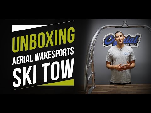 Unboxing the Aerial Ski Tow Bar for Pontoon Boats - video from Aerial Wakeboarding