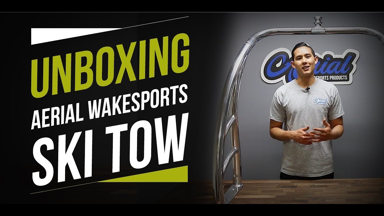Unboxing the Aerial Ski Tow Bar for Pontoon Boats YouTube