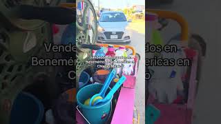 Vendedor de raspados en Benemérito de las Americas en Chiapas México