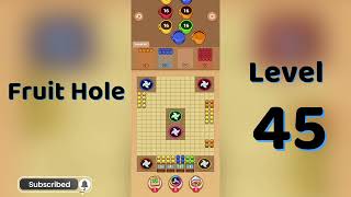 🎯 Fruit Hole Level 45 Walkthrough | Juicy Jam | Fun Fruit Puzzle Game 🍇 | Go Answer