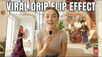 How to Create The Viral Drip Flip Effect with AI