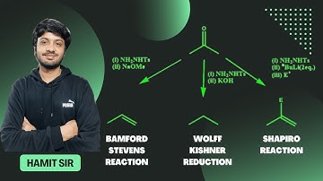 CSIR NET SPECIAL | Bamford-Stevens Reaction, Wolff-Kishner Reduction, and Shapiro | Quanta Chemistry