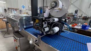 Automated Dual‑Sided Flour Bag Labeling System  FOX IV Print‑and‑Apply in Action