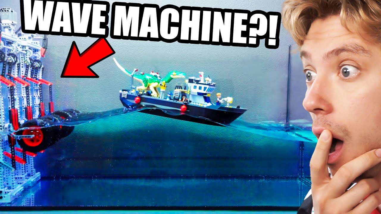 Реакция на тонувшие корабли Lego