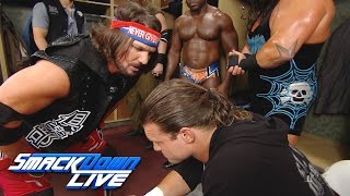 Dolph Ziggler attacks a loudmouth AJ Styles backstage: SmackDown Live, Aug. 23, 2016