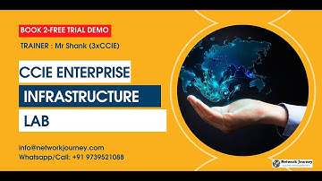 (CLASS #2) CCIE & CCNP ENCOR : || Trainer 3xCCIE | Mon-Thur @ 9PM IST | Instructor-led