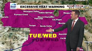 Excessive Heat Warning issued for Las Vegas