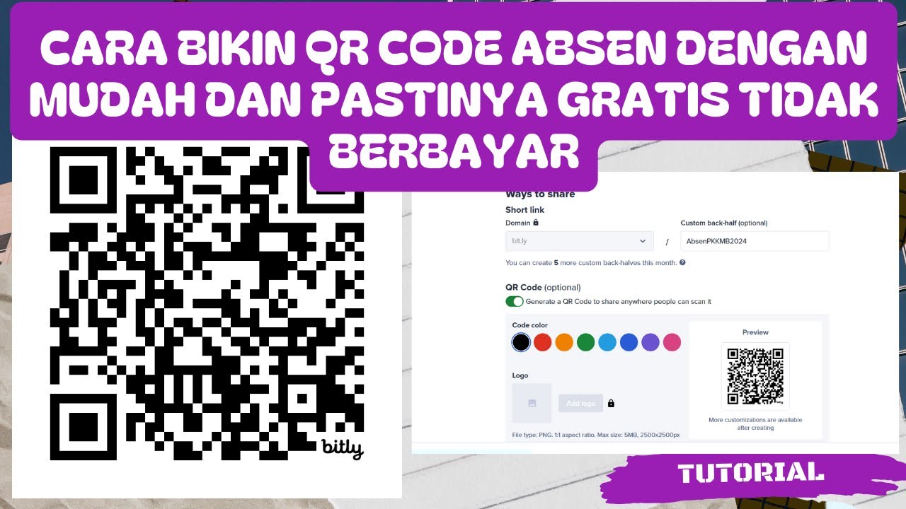Absen Qr Code Cara buat absen QR Code atau bercode gratis dengan mudah - YouTube