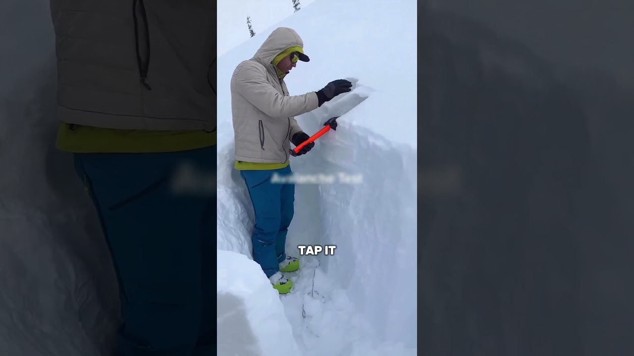 Секретный тест, который альпинисты используют для обнаружения лавин! ❄️