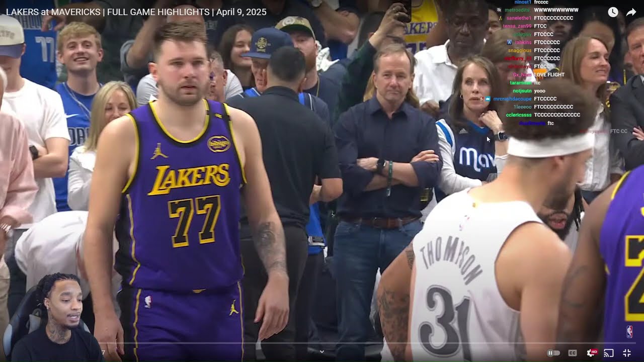 FlightReacts To LAKERS at MAVERICKS | FULL GAME HIGHLIGHTS | April 9, 2025