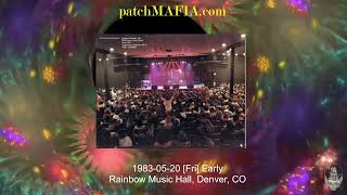 Jerry Garcia Band 1983-05-20 [Fri] Early Rainbow Music Hall, Denver, CO