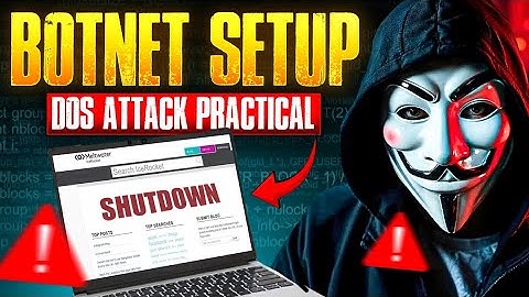 UFONET Botnet Setup || DOS Attack Practical 🔥🧑‍💻