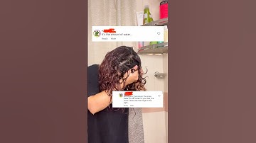 Wet frizzy part 1 #curlyhairproblems #curlsunderstood #curlyhairtips #curlyhair #curls #wavyhair