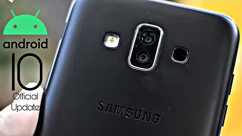Samsung Galaxy J8 Official Android 10 Update
