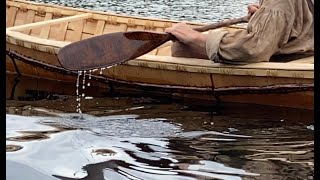 Complete Birch Bark Canoe Build, from Birch Bark, Cedar, Spruce Root, Spruce Gum to Maiden Voyage