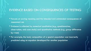 KNPE 445 Ch 6 7 Reliability and Validity Part 2