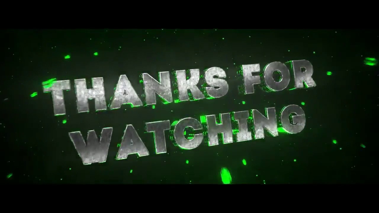 INTRO THANK FOR WATCHING - YouTube