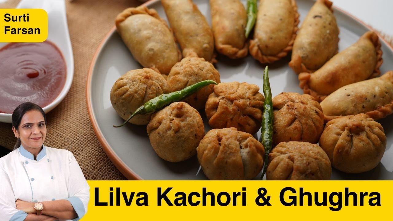 Lilva ni Kachori, Lilva Na Ghughra Recipe in Hindi, Tuver Kachori recipe, Surti Farsan at Home
