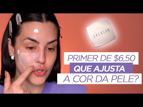 TESTEI PRIMER BARATINHO DA SHEGLAM #BirthdaySkinPrimer