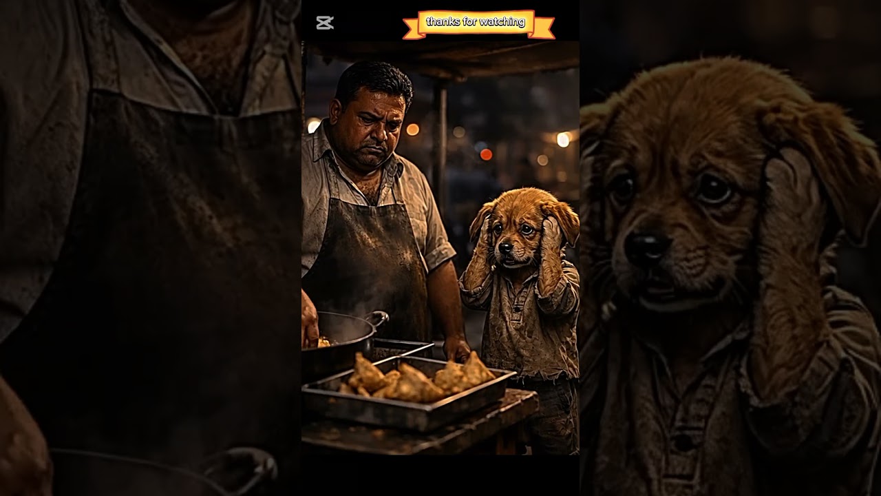 From Stealing to Smiling 🍴🐶 | Poor Puppy's Samosa Redemption ❤️ | Emotional Short