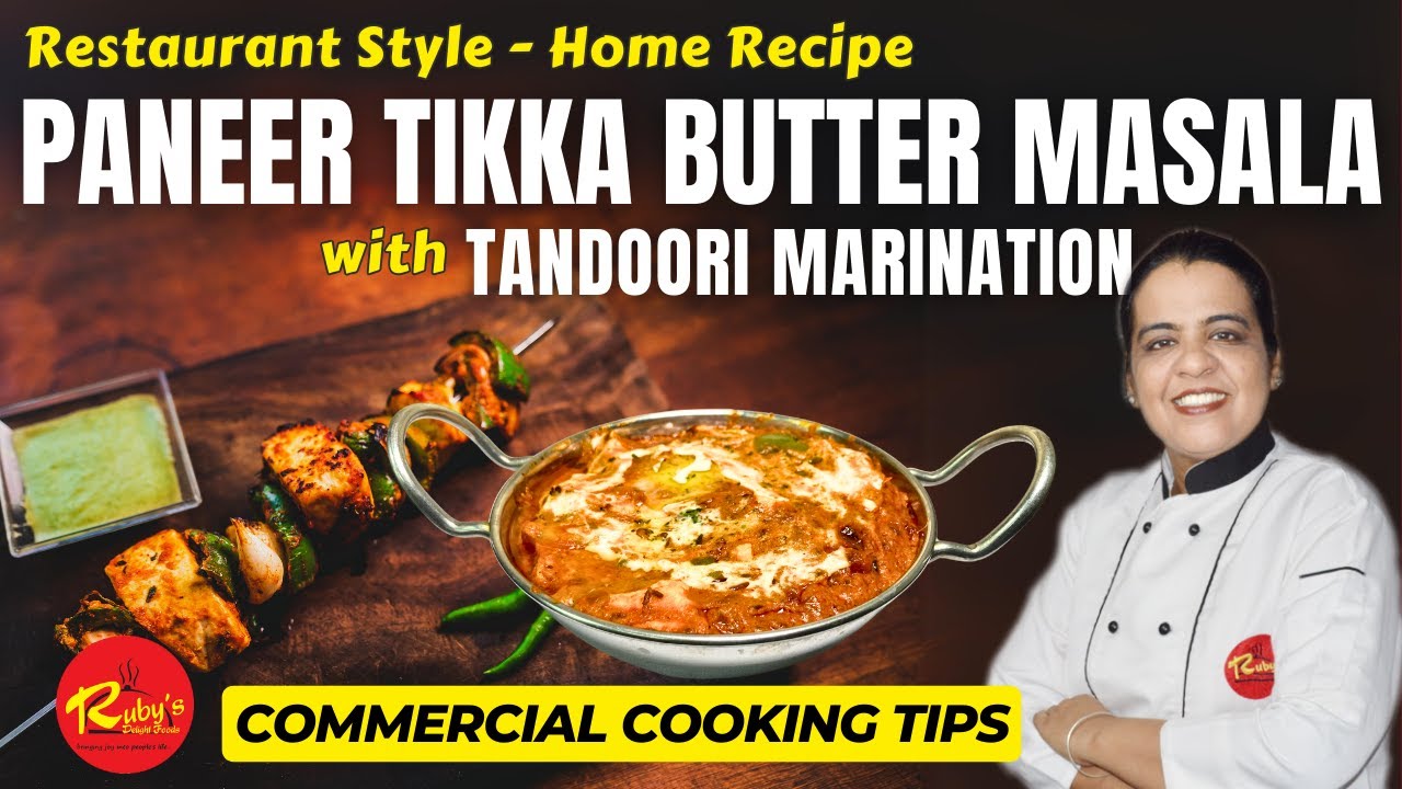 Homemade Paneer Tikka Butter Masala with Tandoori Marination-Easy & Delicious! Cloud Kitchen Recipe