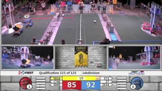 Q115   FIRST Championship   Carver Subdivision