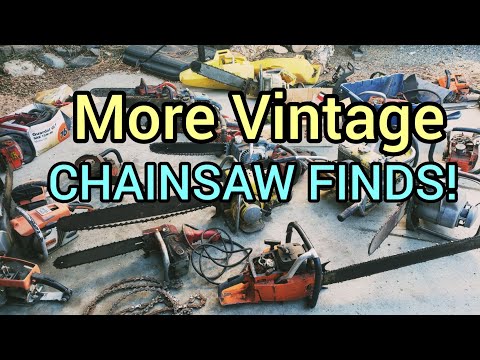 Another Vintage Chainsaw Mother load Found! Old Chainsaws - Stihl, Husqvarna, Homelite and Mcculloch