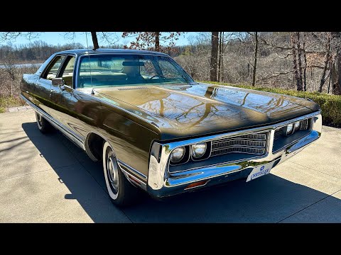 It's As Big As A Whale!  The 1972 Chrysler New Yorker Was 224 Inches and 440ci of Fun!