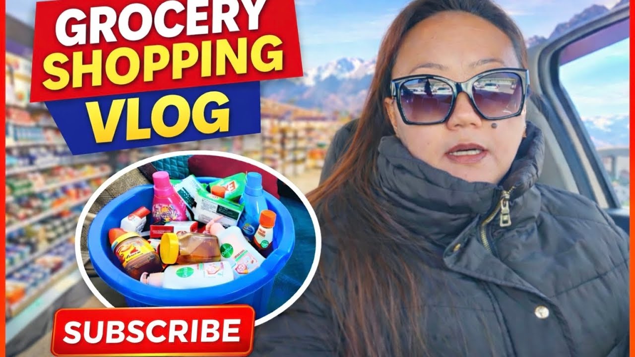  Grocery Shopping 🛒 Making Sumber For Lunch 😜 || Angmo Lhubang #vlog14 #ladakhivlogger #dailyvlog 