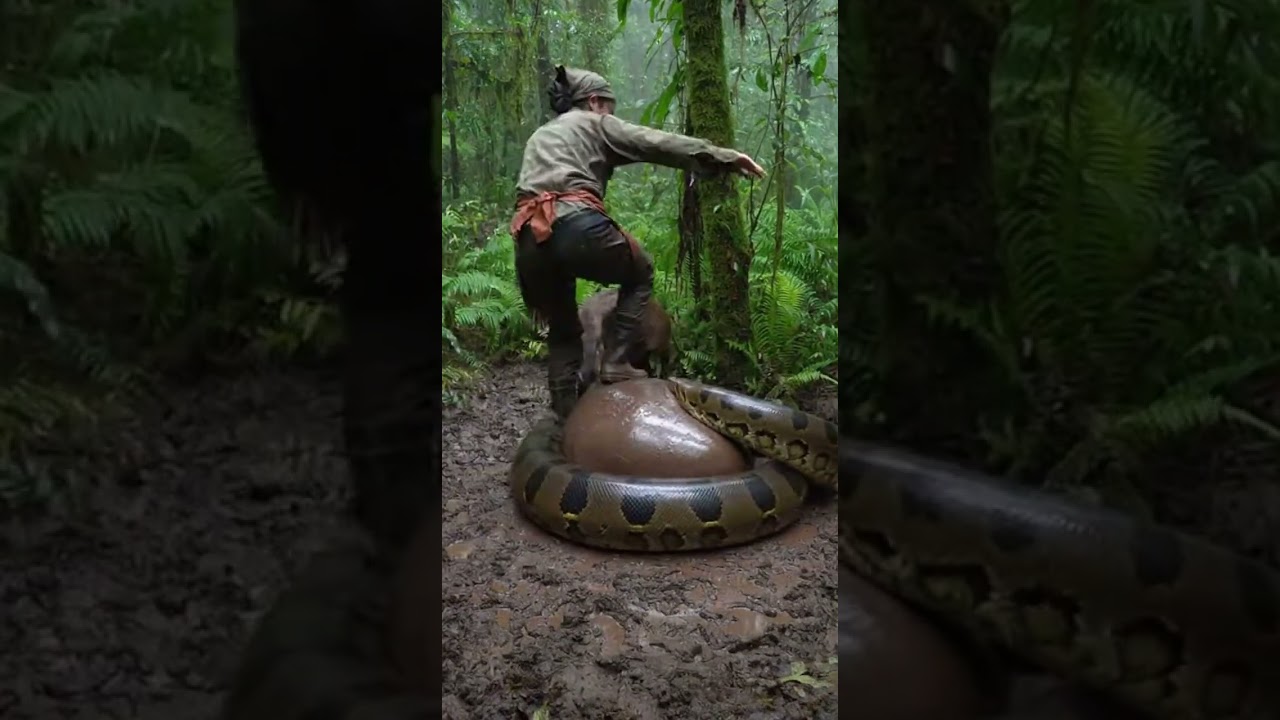 Boar Guarding a Mystery Snake, Shocking Truth Uncovered Watch Now 