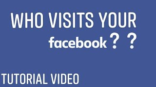 How to know who VISITS/STALK your Facebook Profile(ENGLISH GUIDELINES)|Job Theodore Ramos Tutorial screenshot 2
