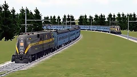 Train Sim - Port of Call Using Pennsylvania Railroad GG1 - Simulasi Kereta Api