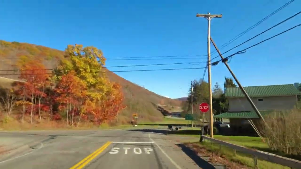 Autumn Drive through Downsville NY to Roscoe NY