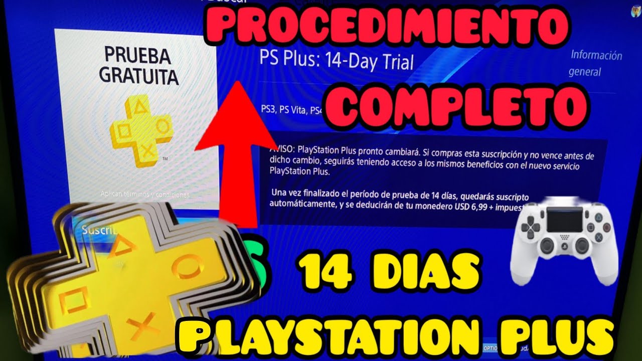 Activar PRUEBA GRATUITA 14 dias PLAYSTATION PLUS PS4 2022 🎮✓ - YouTube