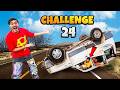 24 Hours in Old Jeep Challenge क्या हम इस गाड़ी में 24 घंटे बिता पाएंगे Tyre Bursted😱