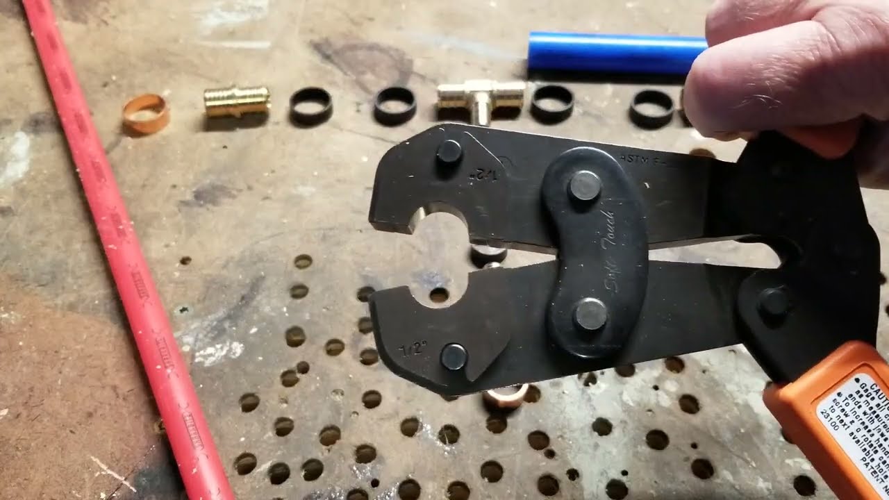 POLYBUTYLENE TO PEX TEE REPLACEMENT FIX DIY YouTube