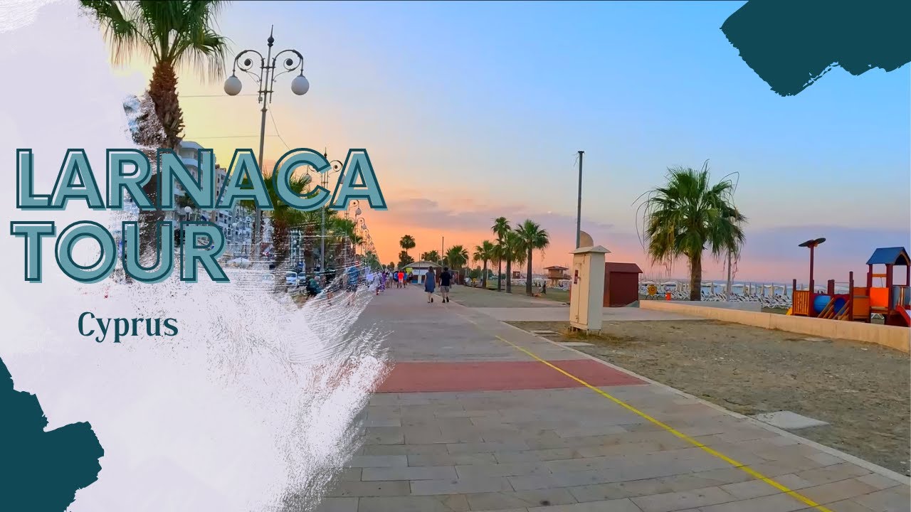 Larnaca City Centre Walking Tour Cyprus | GoPro Hero 11