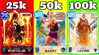 *UPDATED* TOP 5 CARDS FOR 25K 50K 100K MT IN NBA 2K26 MYTEAM!