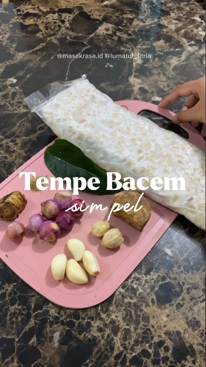 Punya tempe? Dibacem aja. Resep tempe bacem simpel #resepmasakan #resepsimpel #tempebacem