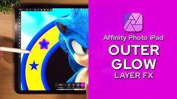 How to Add OUTER GLOW in Affinity Photo iPad