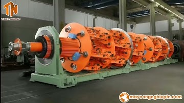 Cận cảnh dây chuyền xoắn dây cáp tự động | Máy xoắn dây cáp | Máy xử lý dây điện