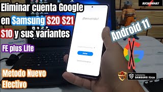 Eliminar cuenta Google Samsung S20 S10 S21 FE Plus Lite Android 11 Frp efectivo metodo nuevo screenshot 1
