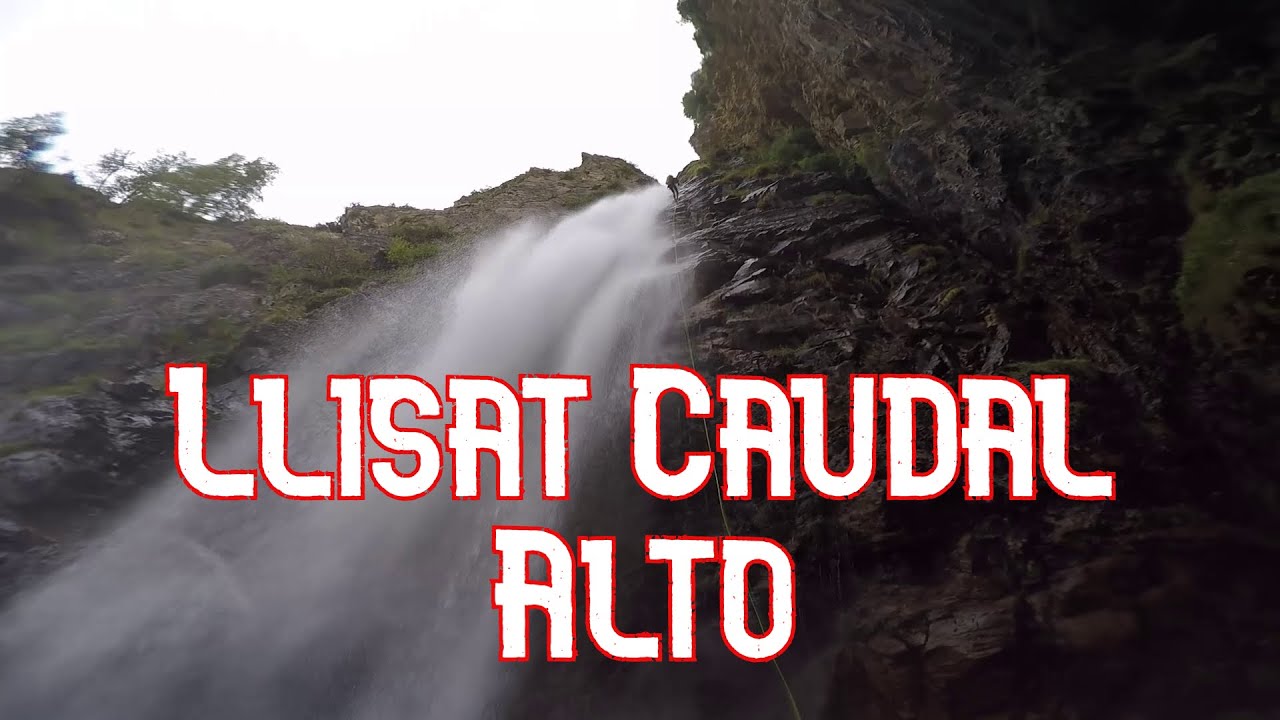 Barranco de Llisat con caudal alto V4A3II - Benasque - Huesca