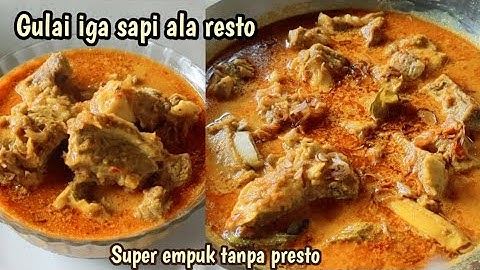 Gulai iga sapi sajian spesial Idul Fitri, gurih dan empuk ala resto
