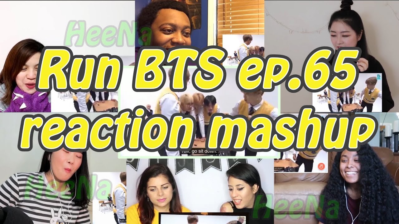 [BTS] Run BTS 달려라 방탄 ep.65｜reaction mashup