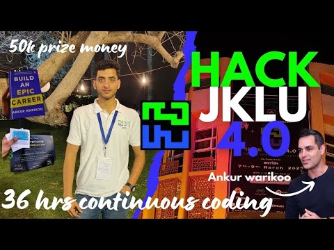 My first hackathon vlog @JKLUJaipur|meeting #warikoo @warikoo | gfg co ...