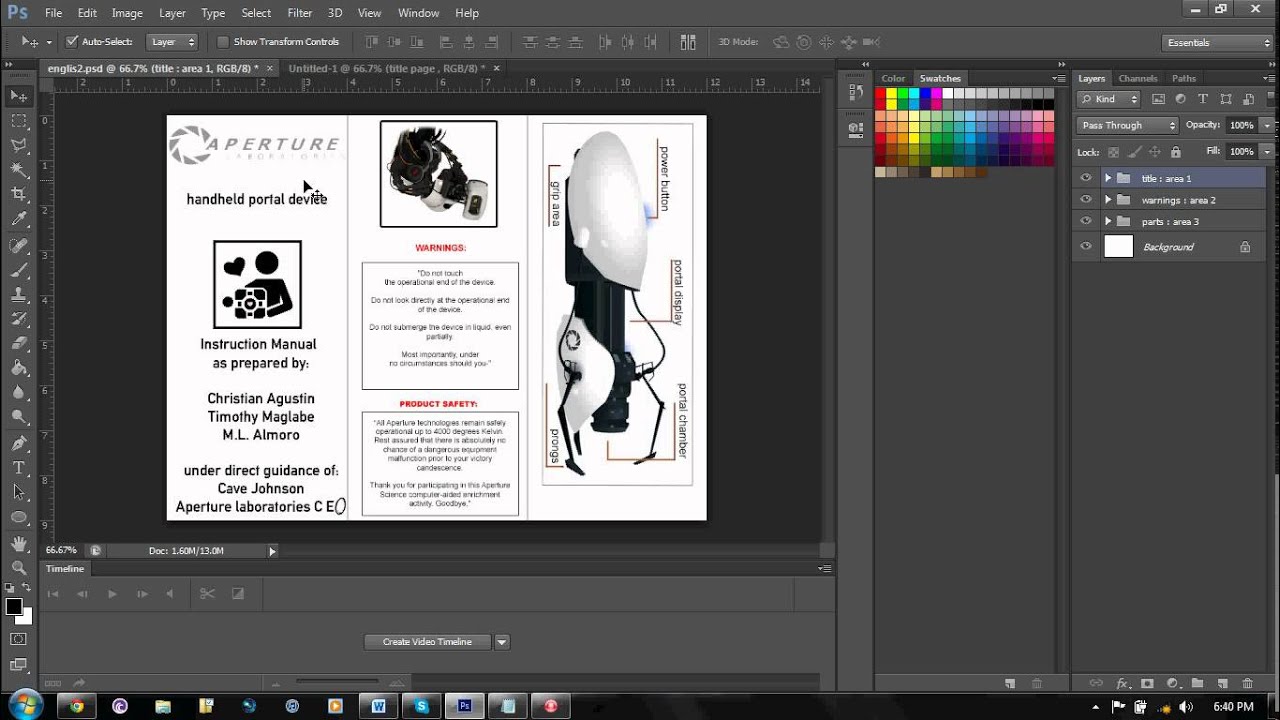 z fold brochure