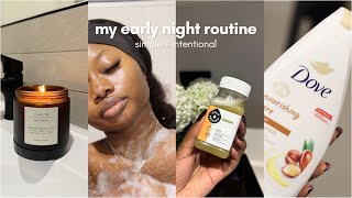 my night routine | simple + intentional, self care, spending time with God, no social media